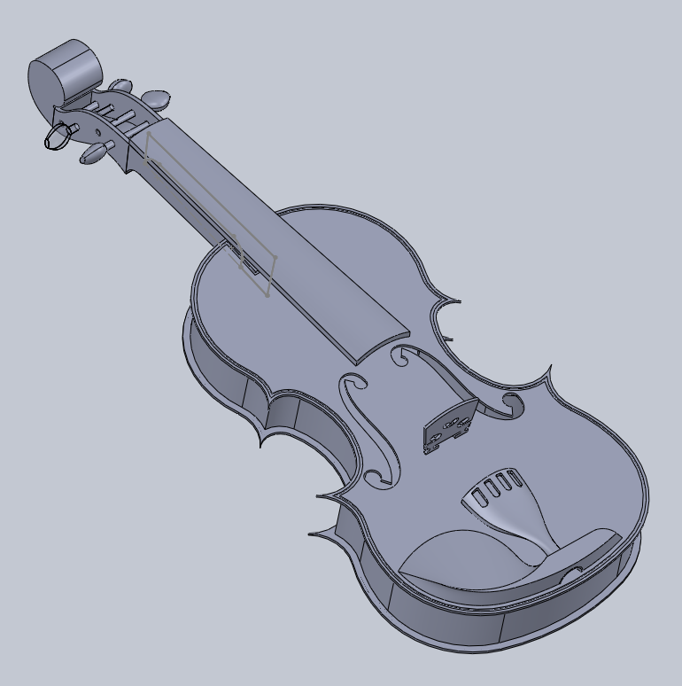 Violin Solidworks Assembly